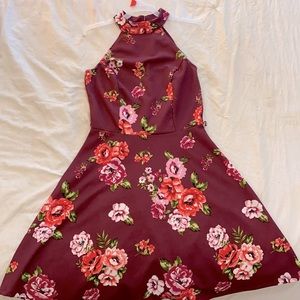 Floral dress in size small, by crave fame